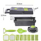 16 in 1 Vegetable Chopper & Slicer with Colander Basket